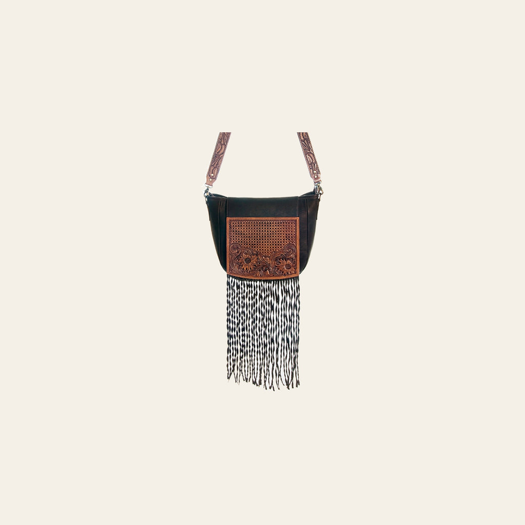 American Darling Cross Body Hand Tooled Genuine Leather Western Women Bag Handbag Purse