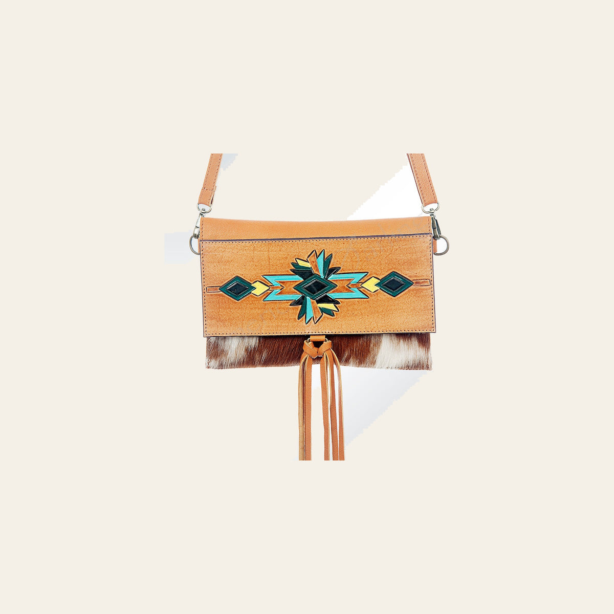 American Darling Wallet Hair-On Genuine Leather Women Bag Western Handbag Purse | Wristlet Travel Clutch