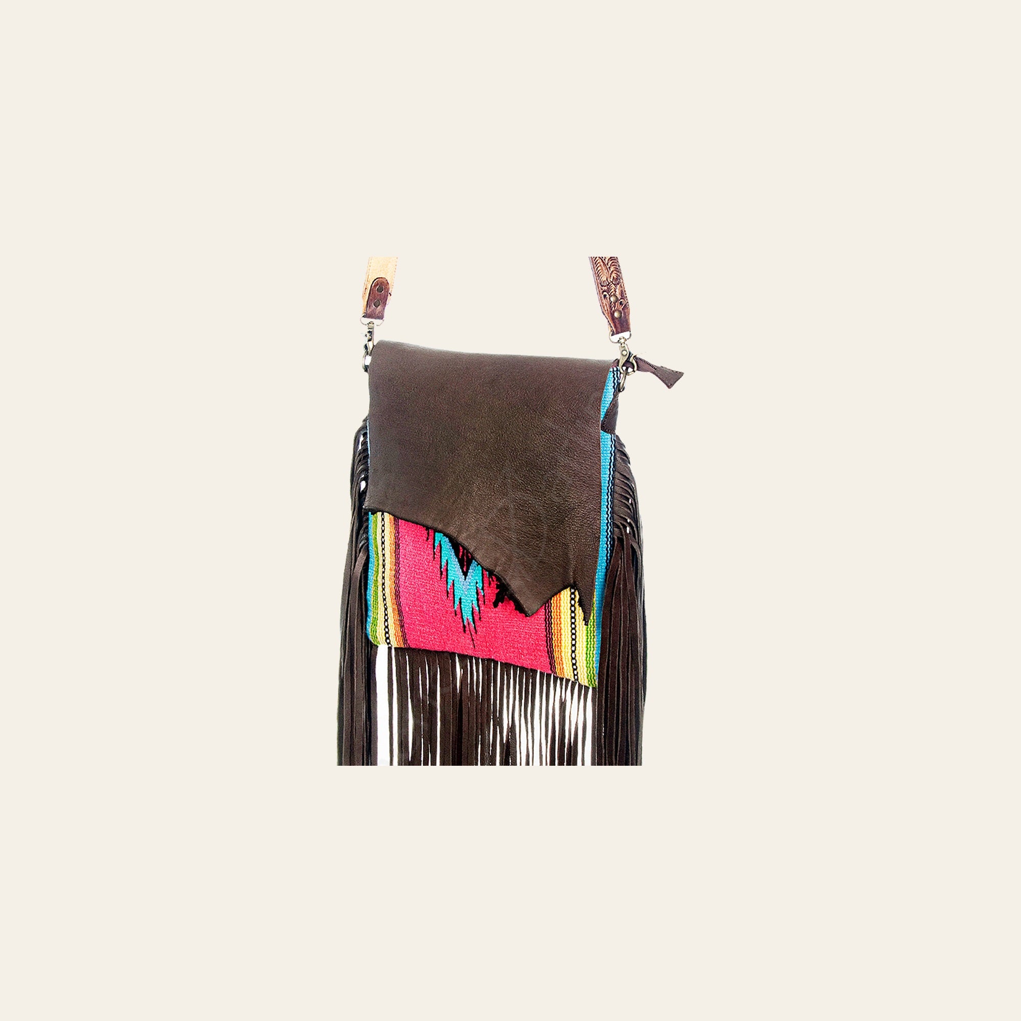American Darling Messenger Saddle Blanket Genuine Leather Western Women Bag Handbag Purse | Cute