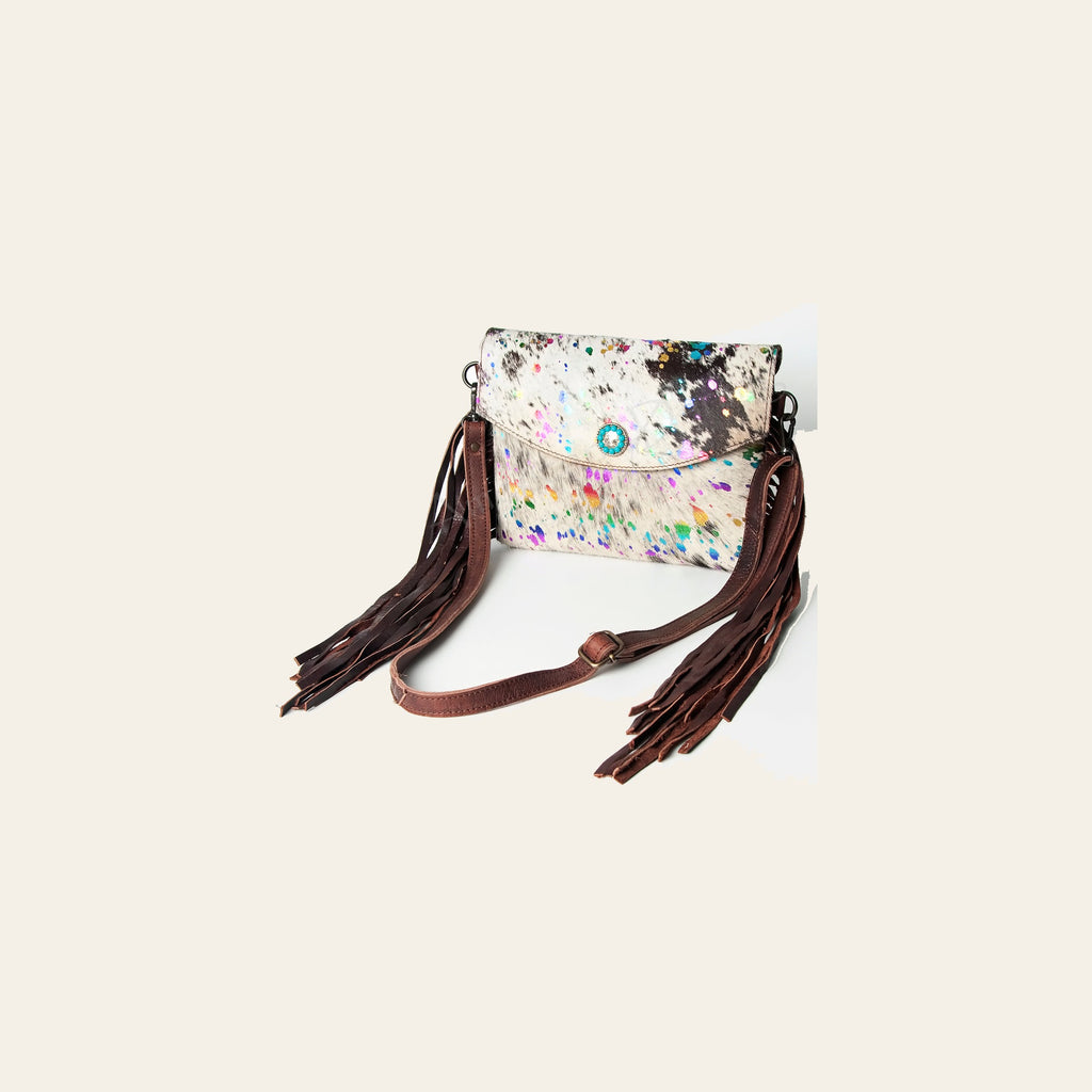 American Darling Cross Body Hair On-Genuine Leather Western Women Bag Handbag Purse | Crossbody for Cute