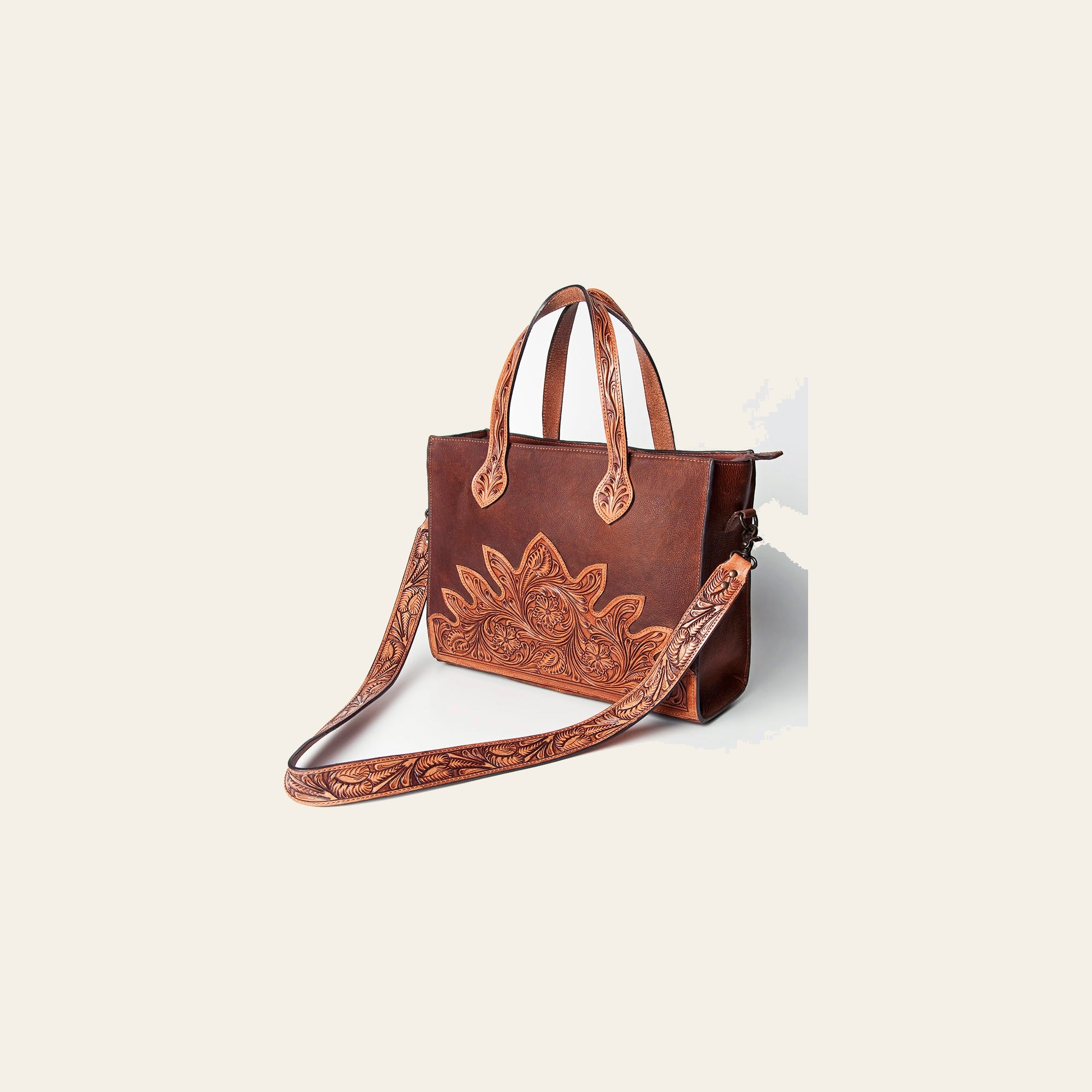 American Darling Tote Hand Tooled Genuine Leather Western Women Bag Handbag Purse | Travel Bags College Casual