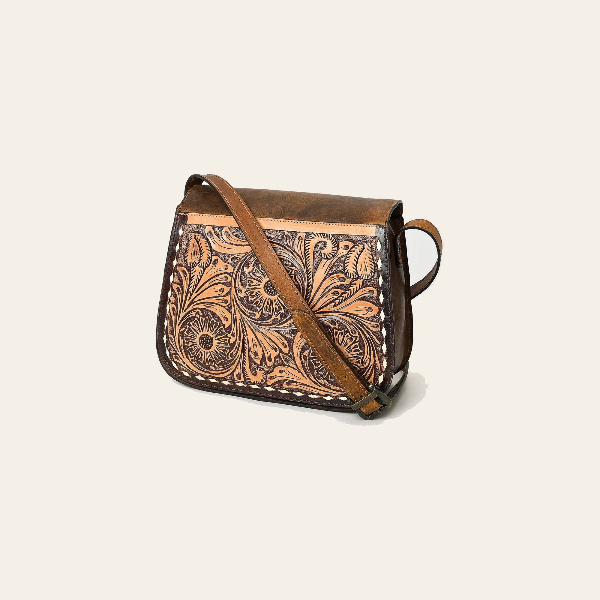 American Darling Cross Body hand tooled Full Grain Genuine Leather Western Women Bag Handbag Purse | Crossbody for Cute