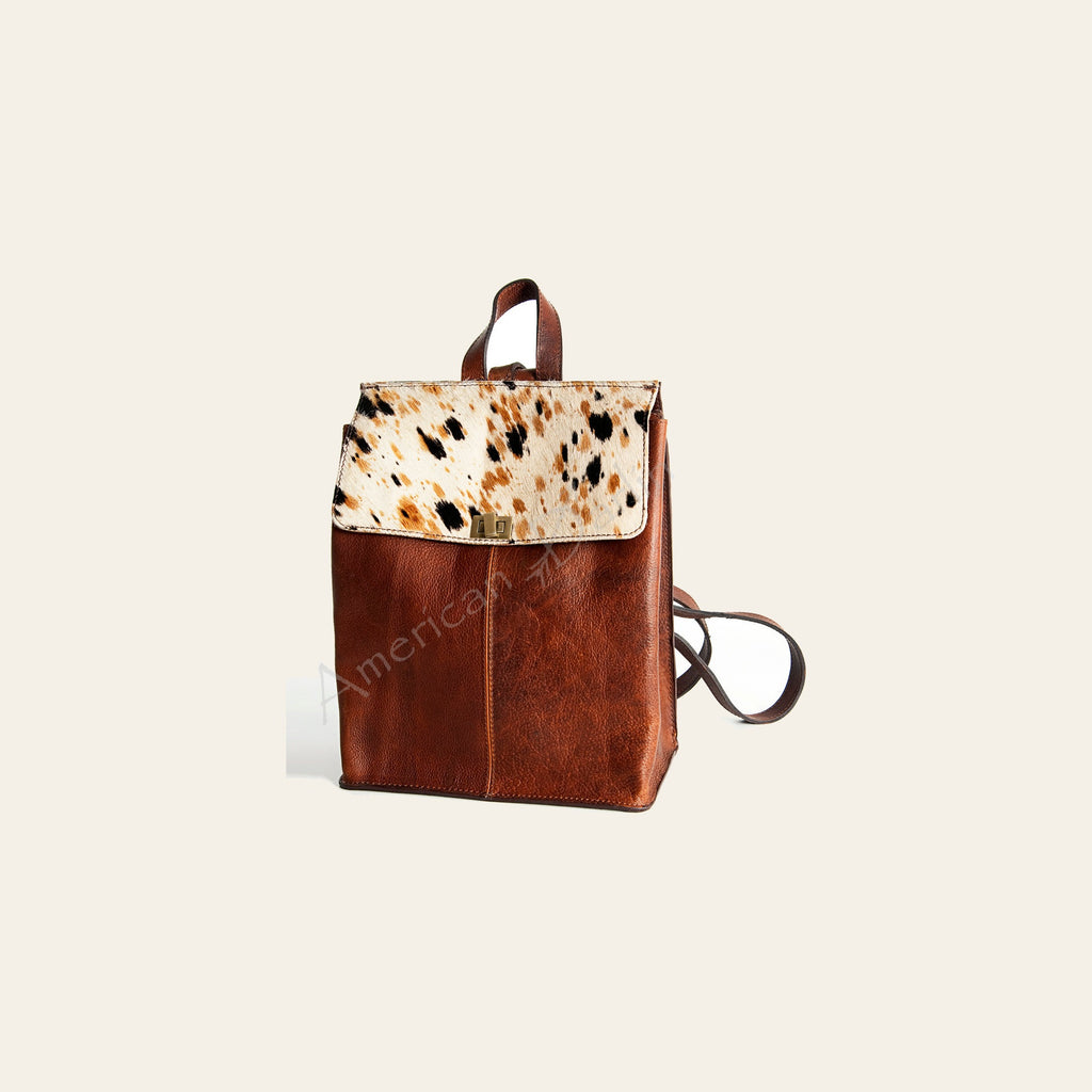 American Darling Backpack Hair On Genuine Leather Women Bag Western Handbag Purse