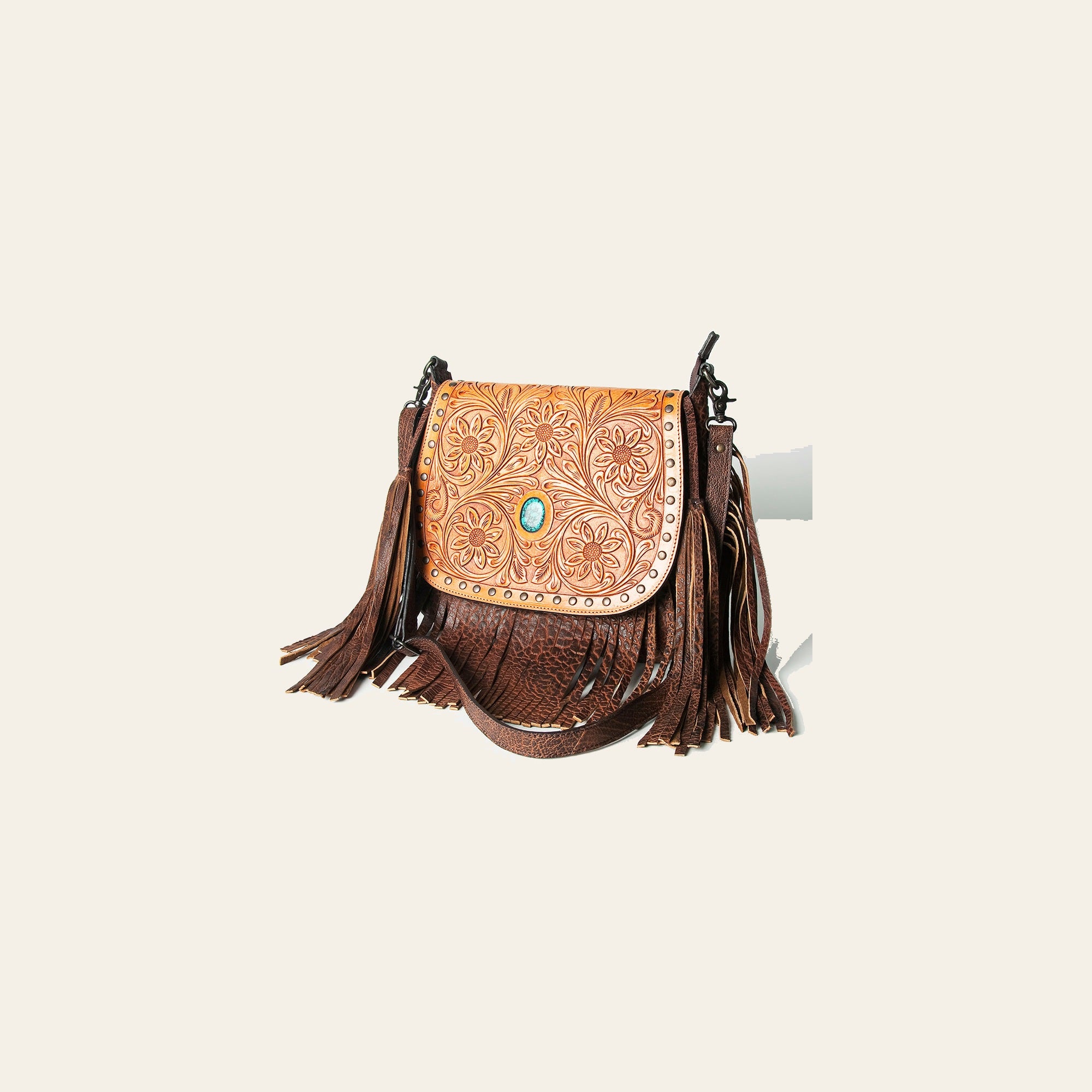 American Darling Crossbody Hand Tooled Genuine Leather Women Bag Western Handbag Purse