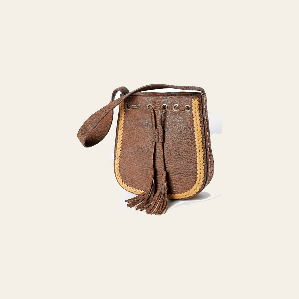 American Darling Bucket Genuine Leather Women Bag Western Handbag Purse