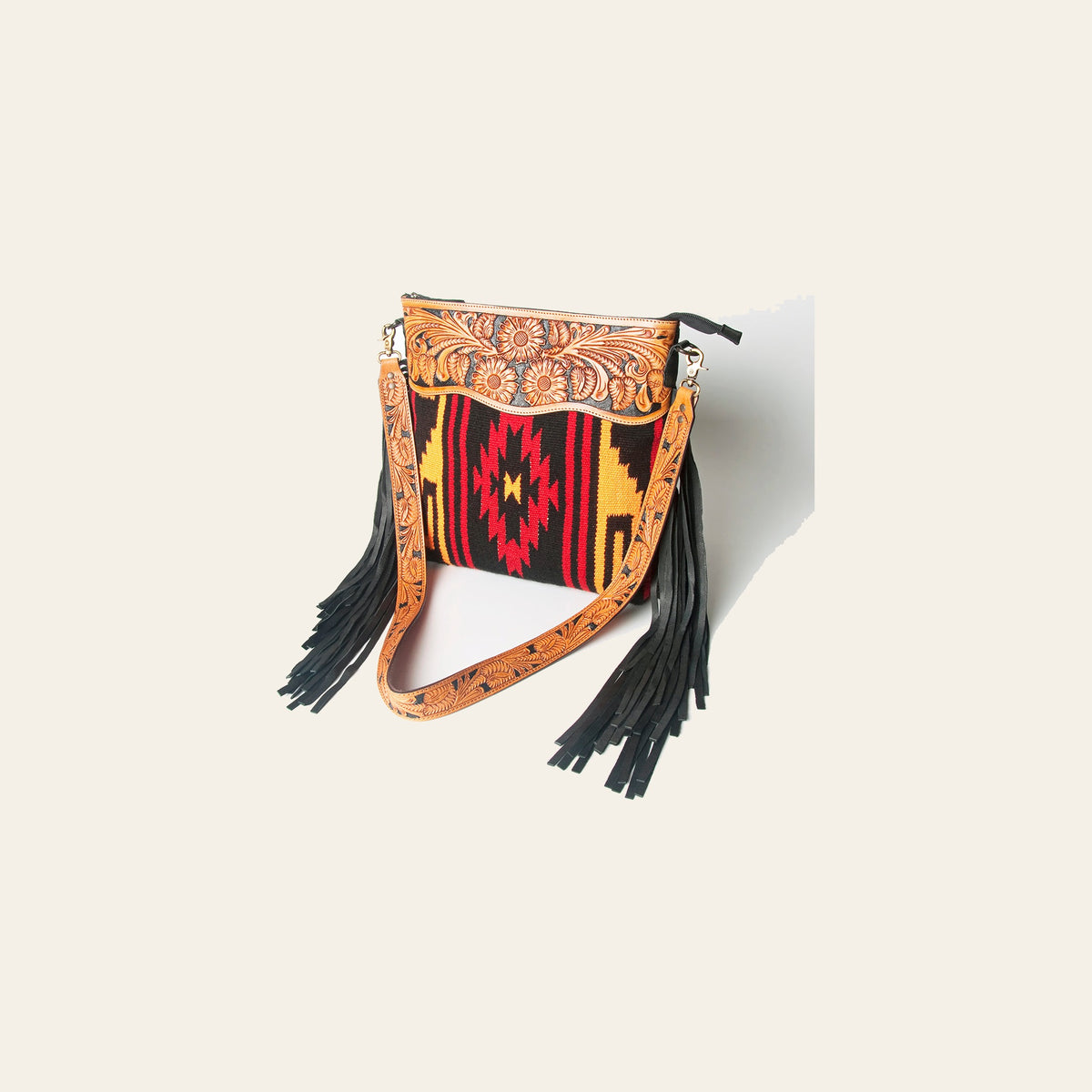 American Darling Signature Crossbody Hand Tooled Saddle Blanket Genuine Leather women bag western handbag purse