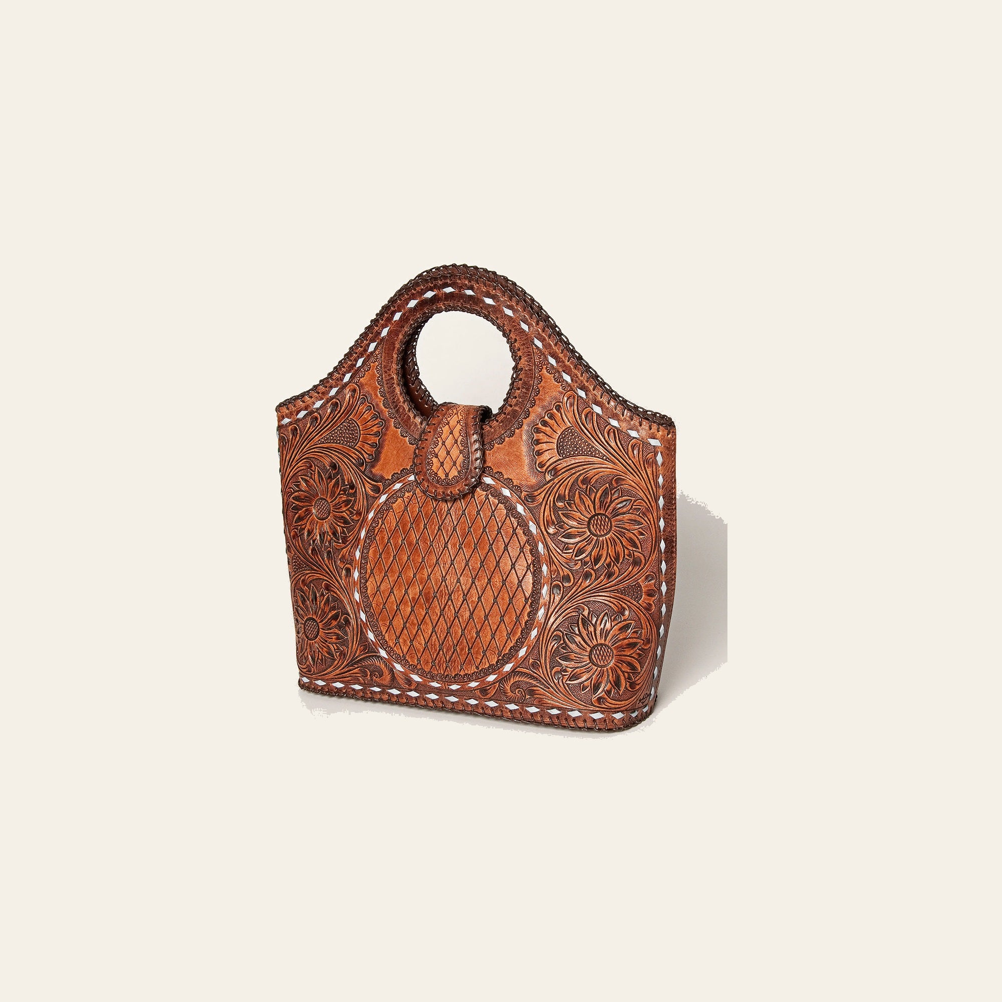American Darling Tote Hand Tooled Genuine Leather Women Bag Western Handbag Purse