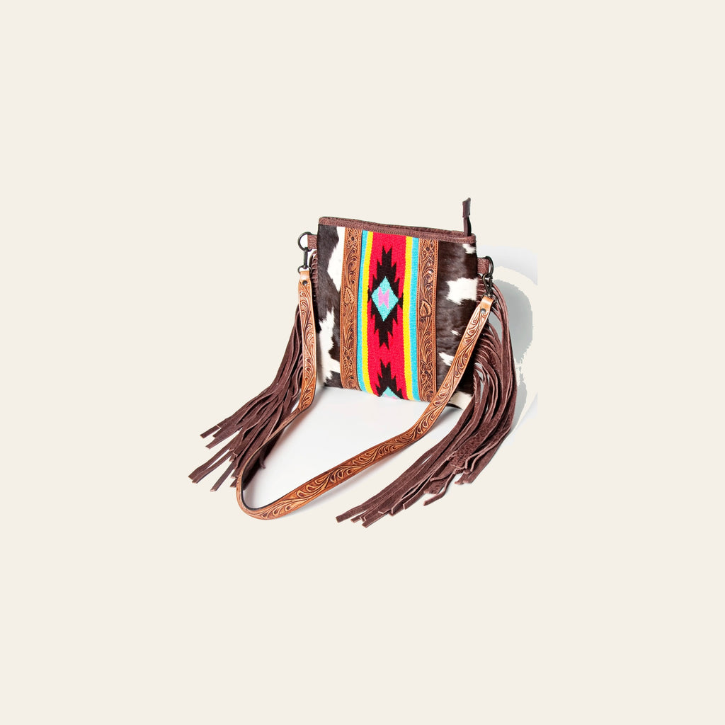 American Darling Crossbody Saddle Blanket Hand Tooled Genuine Leather Women Bag Western Handbag Purse