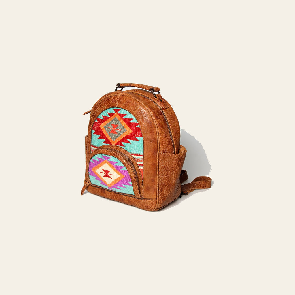 American Darling Backpack Saddle Blanket Genuine Leather Women Bag Western Handbag Purse