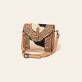 American Darling Crossbody Hand Tooled Hair-On Genuine Leather Women Bag Western Handbag Purse