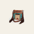 American Darling Signature Crossbody Hand Tooled Saddle Blanket Genuine Leather Women Bag Western Handbag Purse