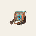 American Darling Crossbody Hand Tooled Saddle Blanket Genuine Leather Women Bag Western Handbag Purse
