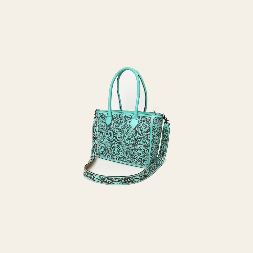American Darling Tote Hand Tooled Genuine Leather Western Women Bag Handbag Purse | Casual
