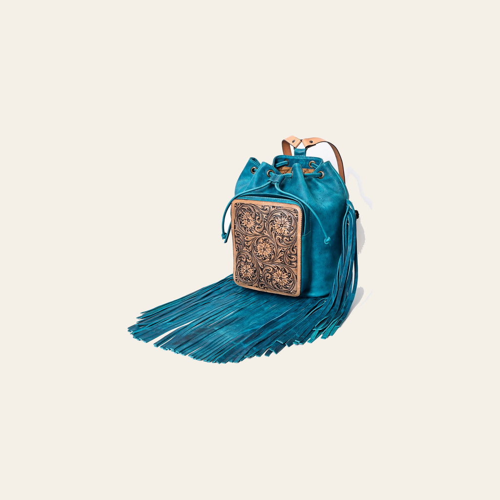 American Darling Backpack Hand Tooled Genuine Leather Western Women Bag Handbag Purse | for Laptop