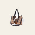 American Darling Tote Hand Tooled Hair on Genuine Leather Western Women Bag Handbag Purse | Travel Bags