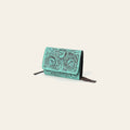 American Darling Clutch Hand Tooled Genuine Leather Women Bag Western Handbag Purse