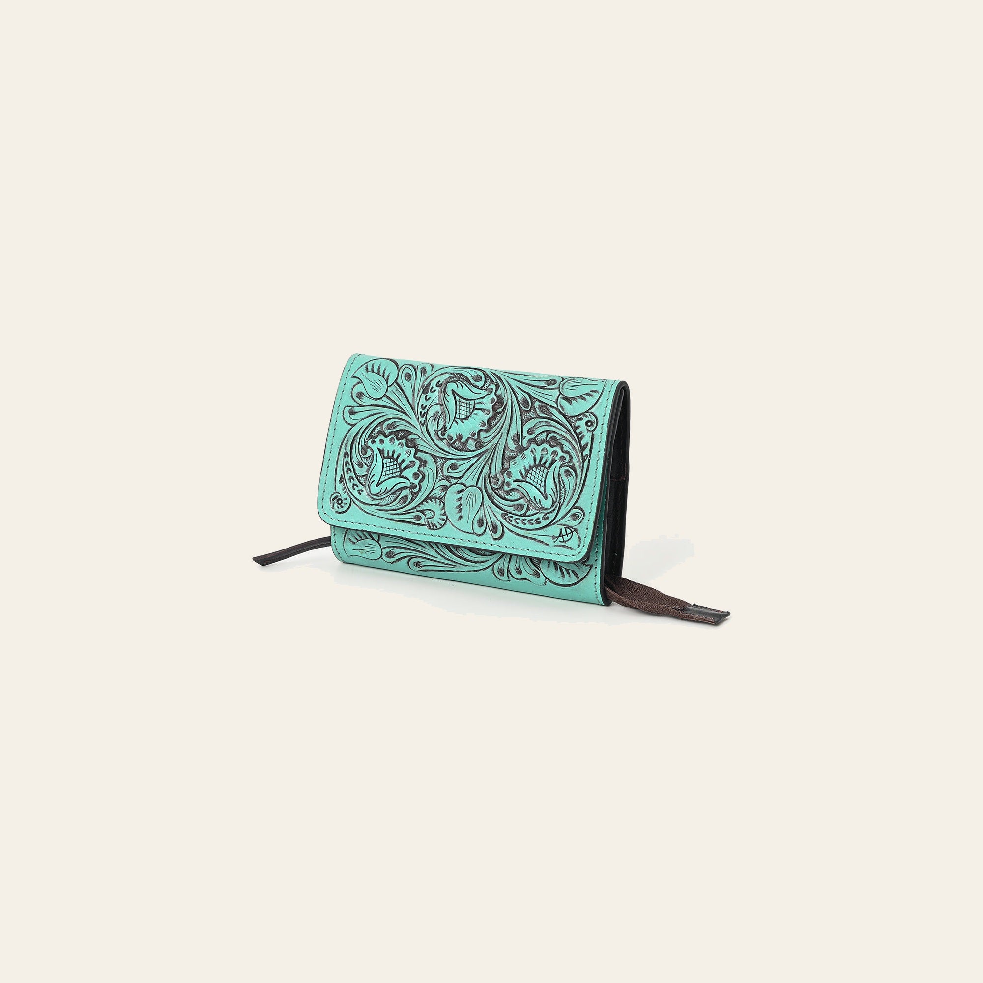 American Darling Clutch Hand Tooled Genuine Leather Women Bag Western Handbag Purse