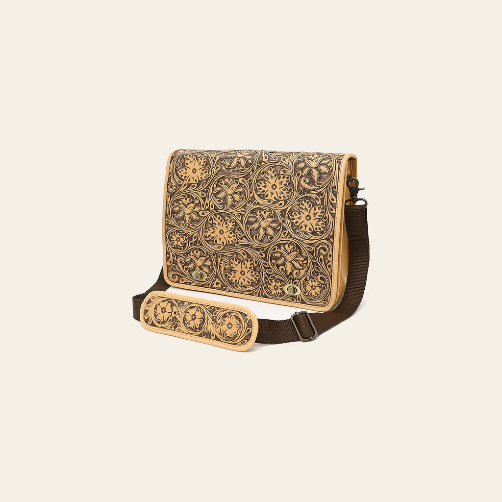 American Darling Messenger I Hand Tooled Genuine Leather Women Bag Western Handbag Purse