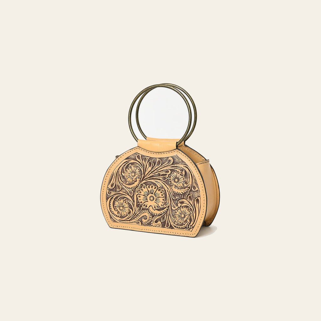 American Darling Clutch Beautifully Hand Tooled Genuine Leather Women Bag Western Handbag Purse