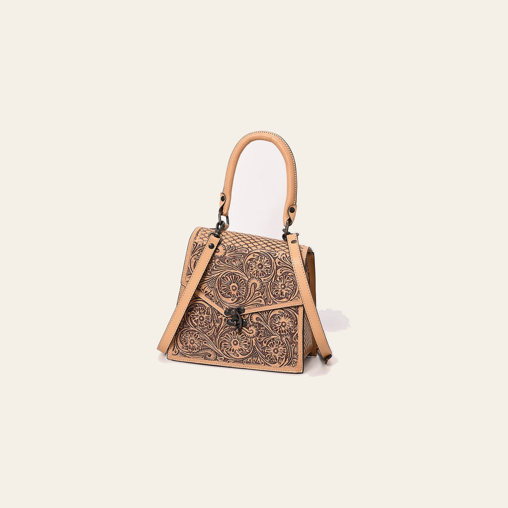 American Darling Tote Hand Tooled Genuine Leather Women Bag Western Handbag Purse | Travel Bags