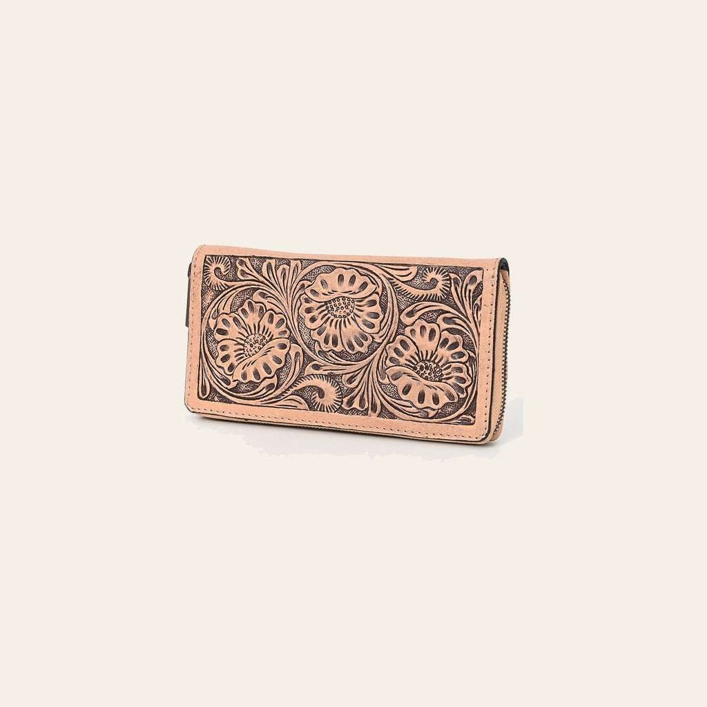 American Darling Wallet Hand Tooled Genuine Leather Women Bag Western Handbag Purse | Womens Handbags |Leather