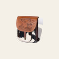 American Darling Backpack Hand Tooled Hair On Genuine Leather Women bag | Laptop School Travel