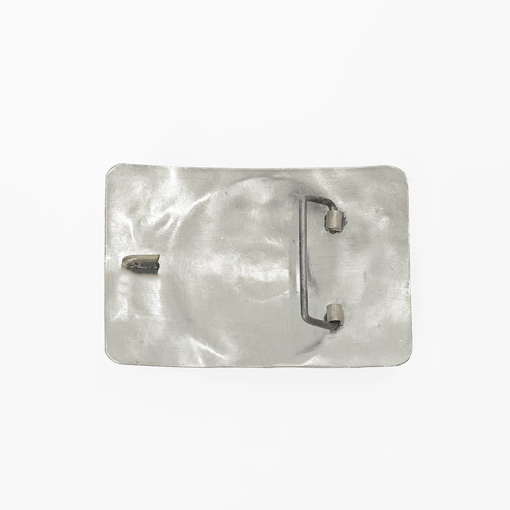 American Darling Western Engraved Sunburst Belt Buckle with Turquoise Stone – Antique Silver Tone Cowboy Buckle