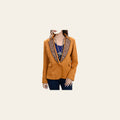 American Darling Genuine leather Hand tooled carved Women Blazer dress jacket | Vintage