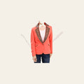 American Darling Genuine leather Women Blazer dress Shirt jacket ladies Girl| Vintage