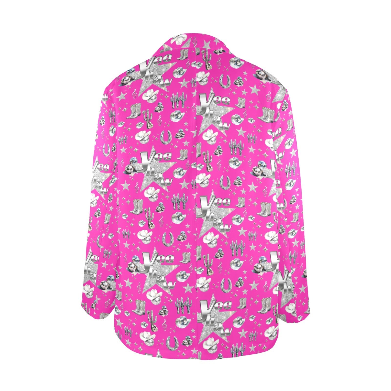 Baha Ranch Hot Pink YEEHAW Rhinestone Cowgirl Blazer by Baha Ranch Western Wear - product image 8