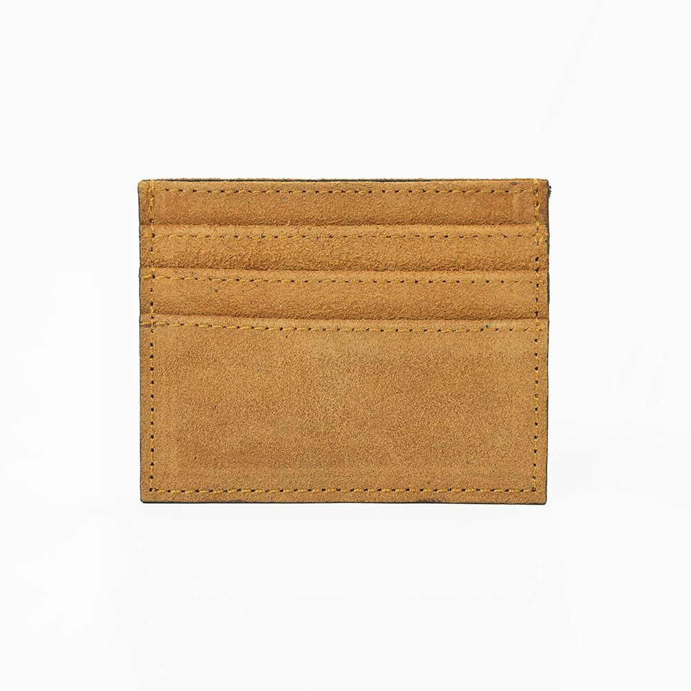American Darling Handcrafted Genuine Leather Card Holder Wallet with Traditional Stitch Design