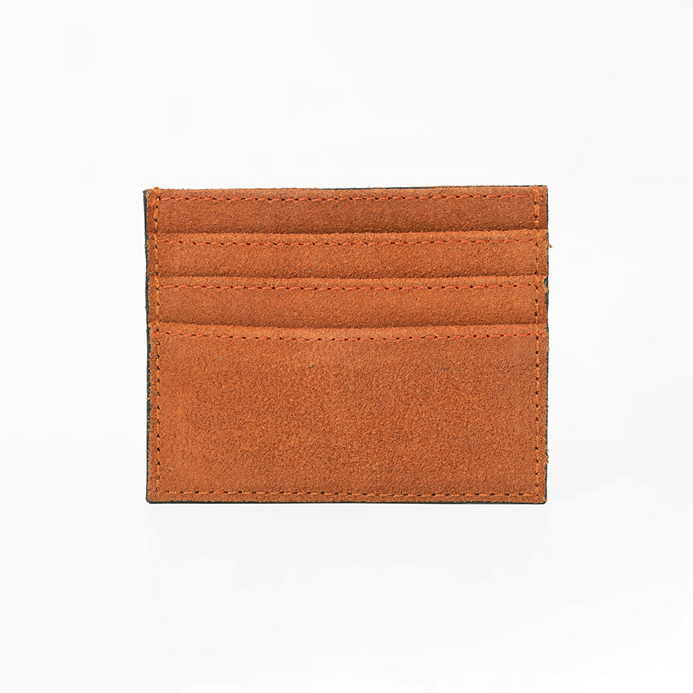 American Darling Handcrafted Genuine Leather Card Holder Wallet with Traditional Stitch Design
