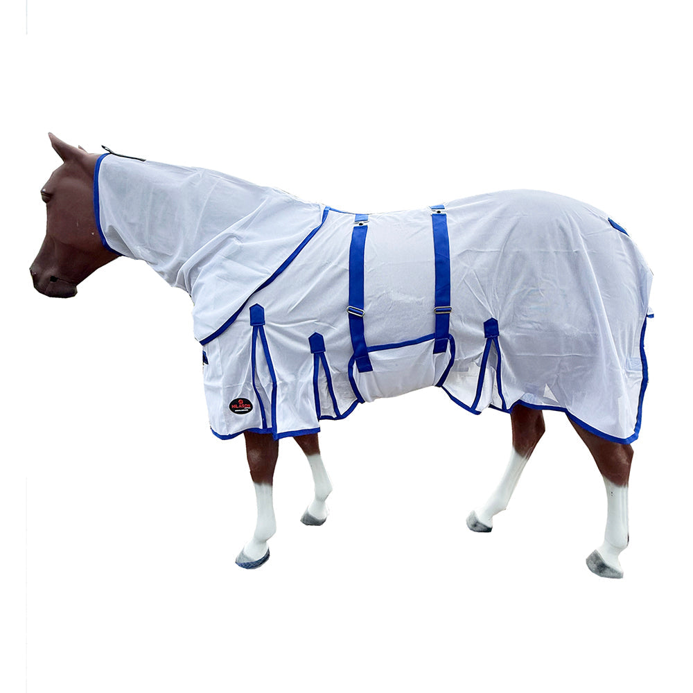 HILASON Horse Fly Sheet UV Protect Breathable Mesh Bug Mosquito Spring | Summer Horse Rug | Fly Rug