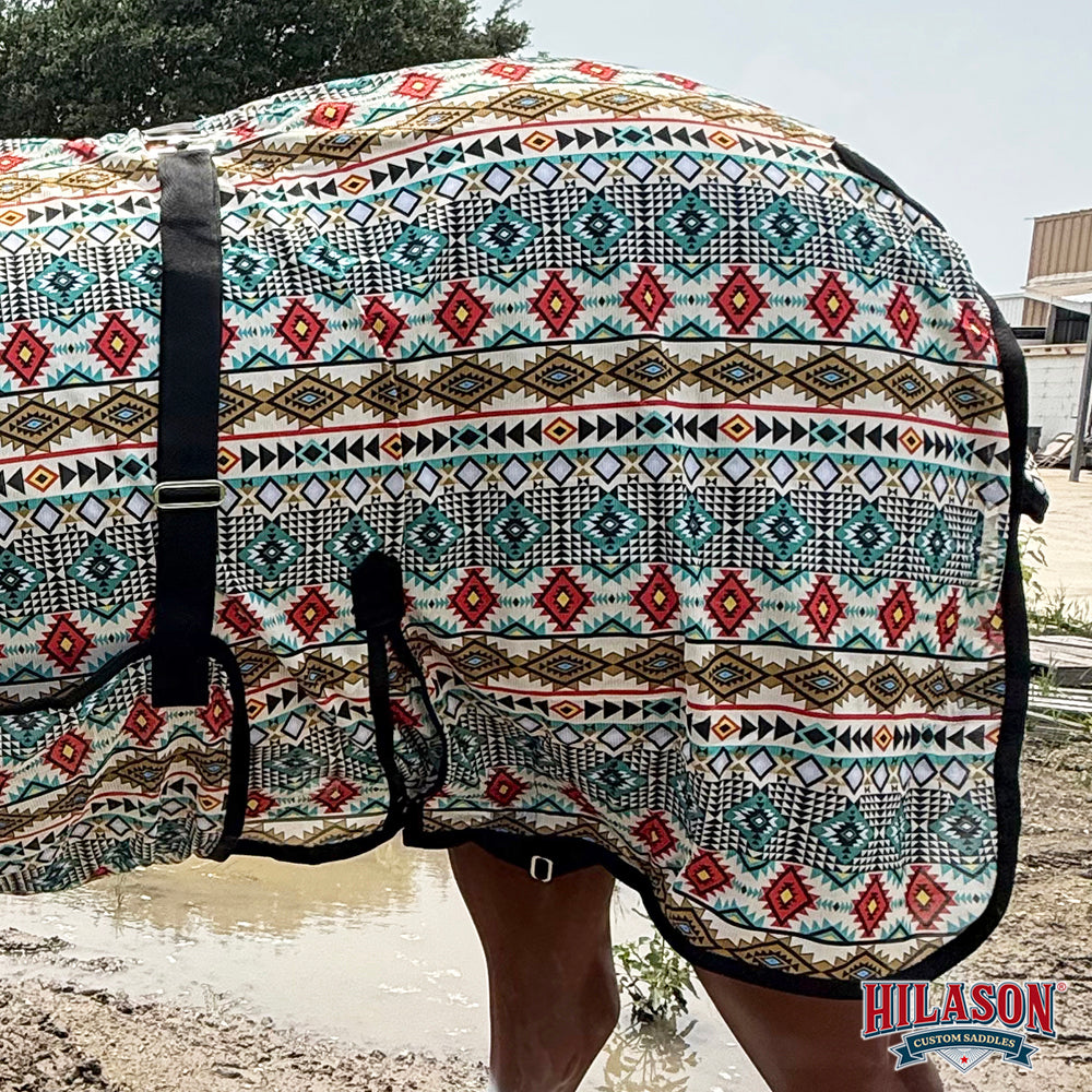 HILASON Horse Fly Sheet UV Protect Breathable Mesh Bug Mosquito Spring | Summer Horse Rug | Fly Rug