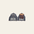 American Darling Genuine leather Hand tooled carved Women 100% cotton Denim jacket dress ladies girl | Shirt for