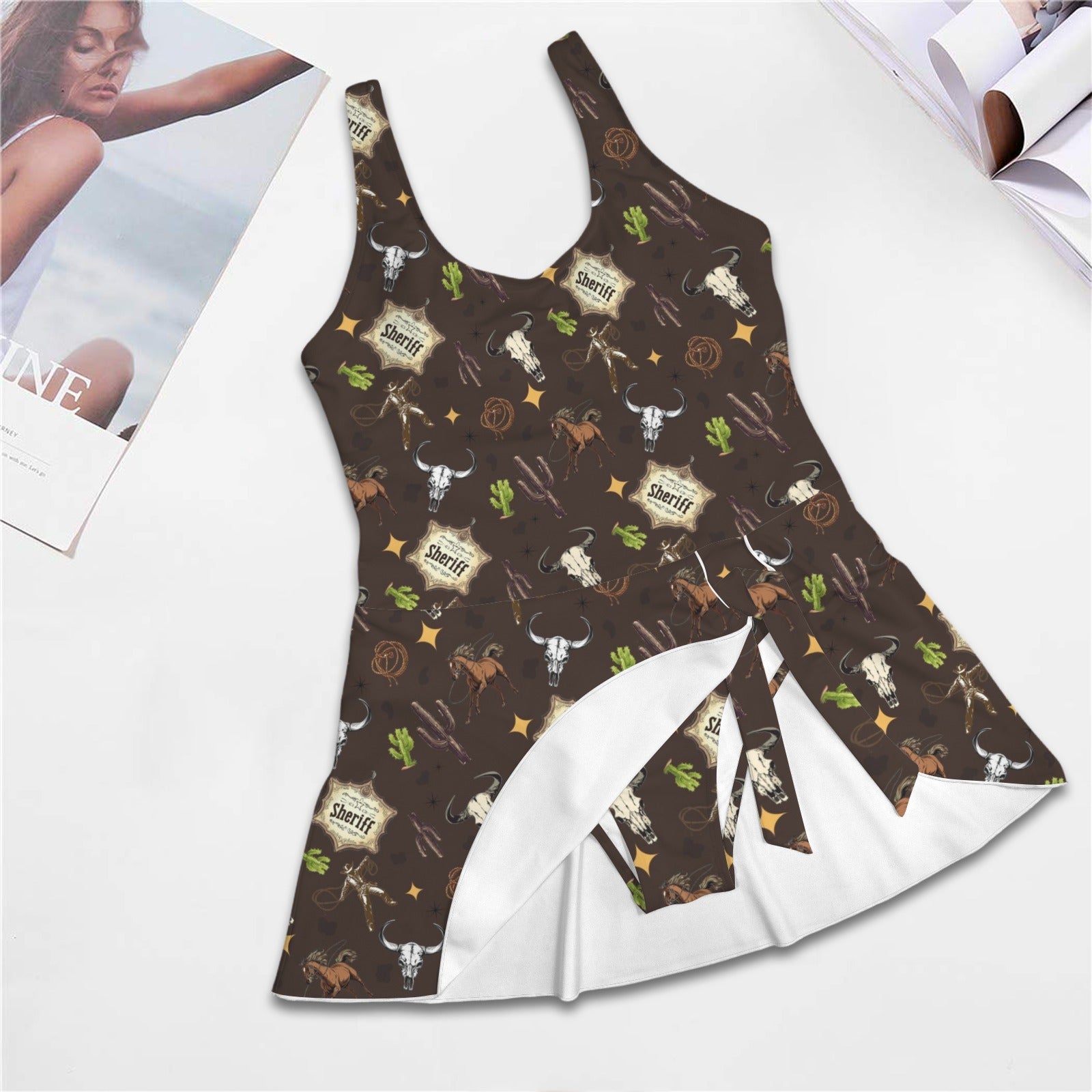 Baha Ranch Get Western Skirted Swimsuit by Baha Ranch Western Wear - product image 5