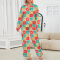 Baha Ranch Colores De Mexico Picado Womens Satin Pajamas by Baha Ranch Western Wear - product image 2