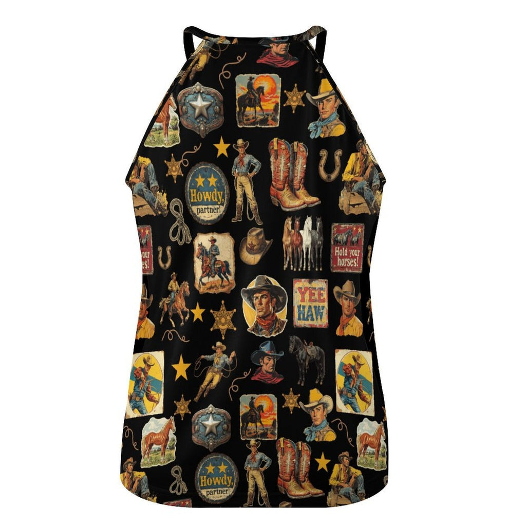 Baha Ranch Vintage Cowboy Collage Western Tank Top by Baha Ranch Western Wear - product image 5