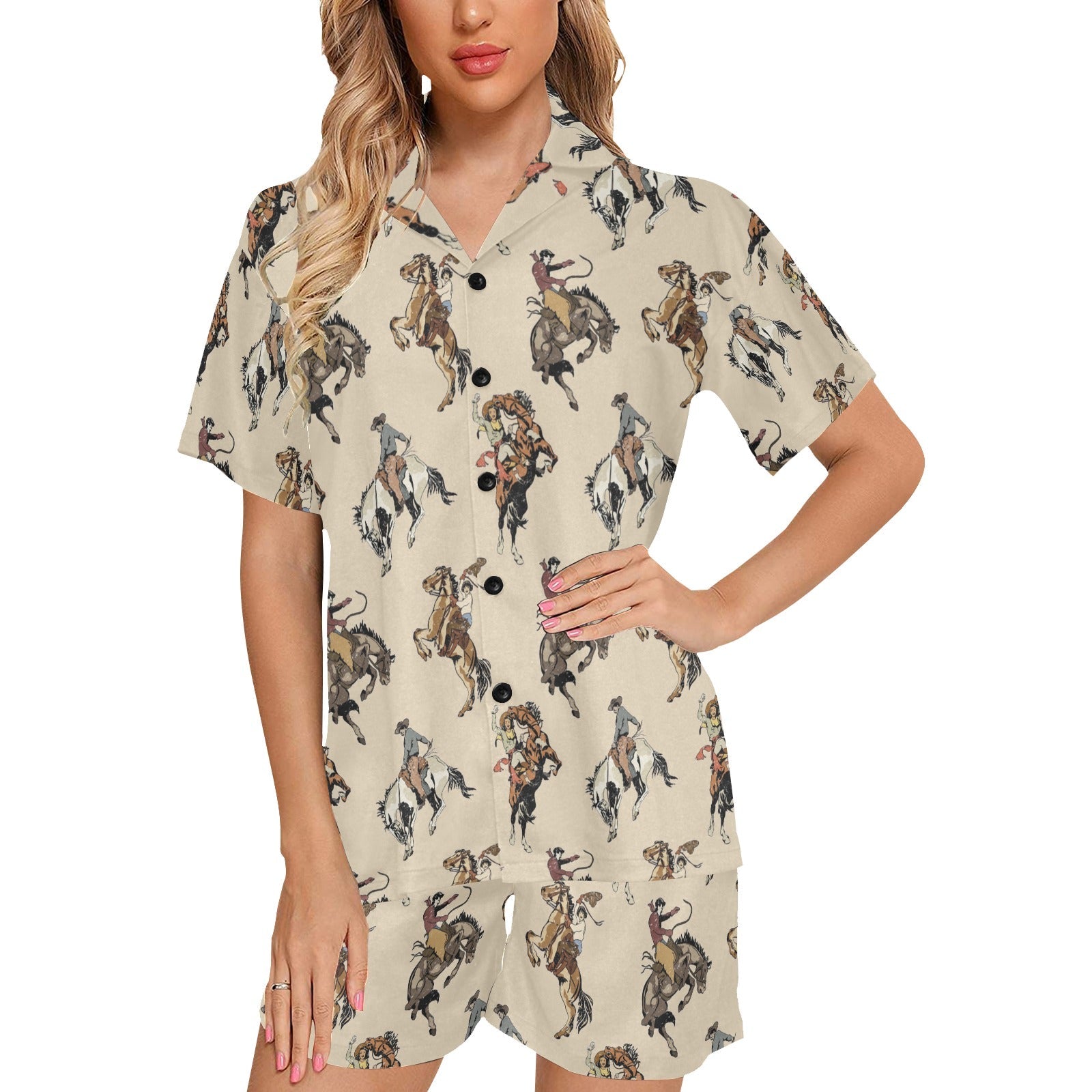 Baha Ranch Vintage Cowgirl Women's Western Pajama Set by Baha Ranch Western Wear - product image 3