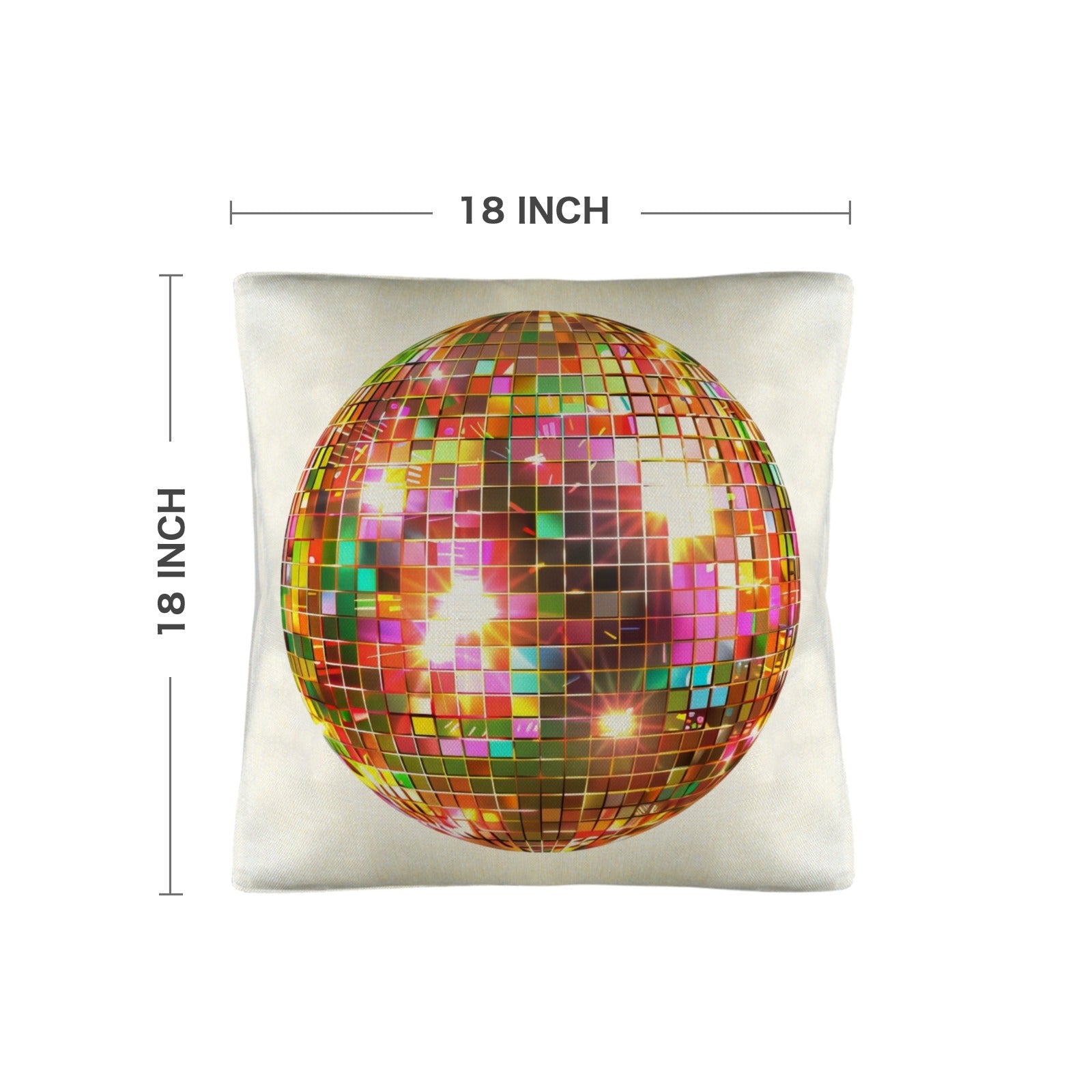 Baha Ranch Disco Ball Pillow Case Made in America by Baha Ranch Western Wear - product image 4