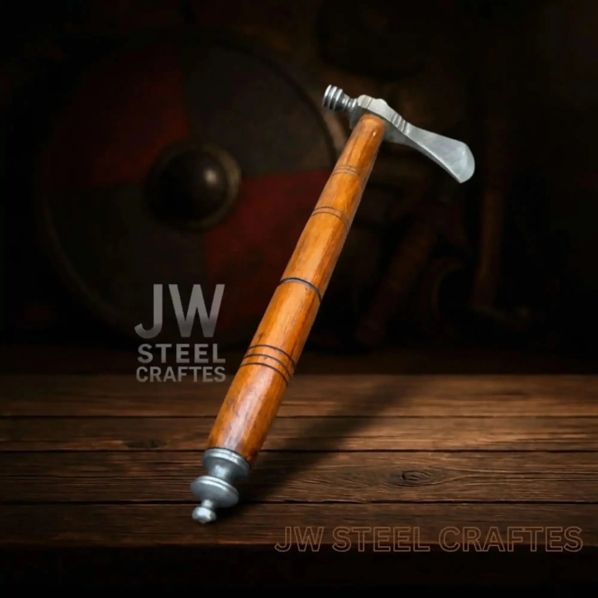 Damascus Pipe Tomahawk Hand Forged Viking Axe
