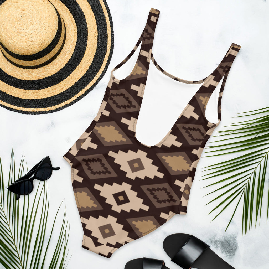 Baha Ranch Yeehaw Southwestern Earth One-Piece Swimsuit by Baha Ranch Western Wear - product image 2