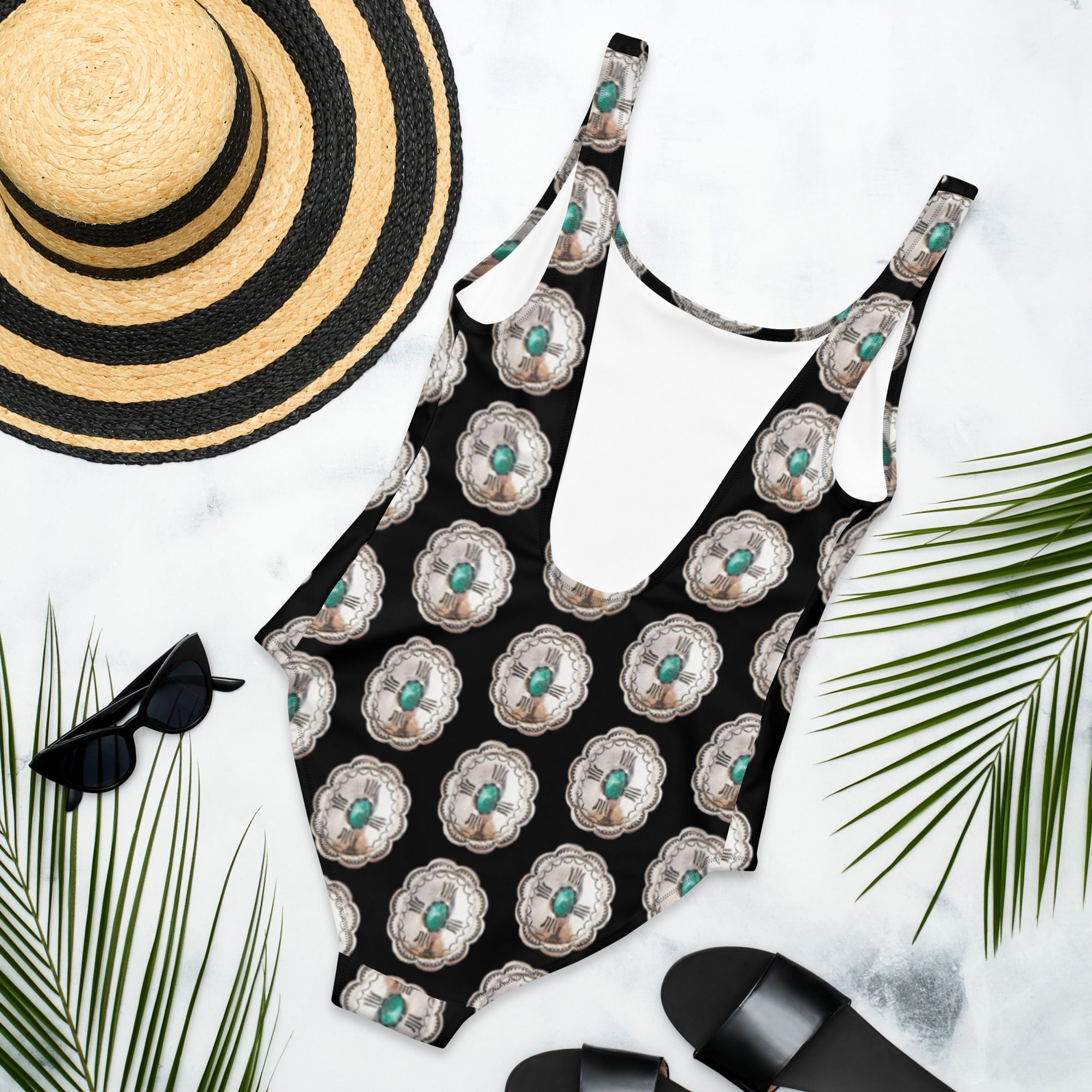 Baha Ranch Yeehaw Concho Crazy One-Piece Swimsuit by Baha Ranch Western Wear - product image 2