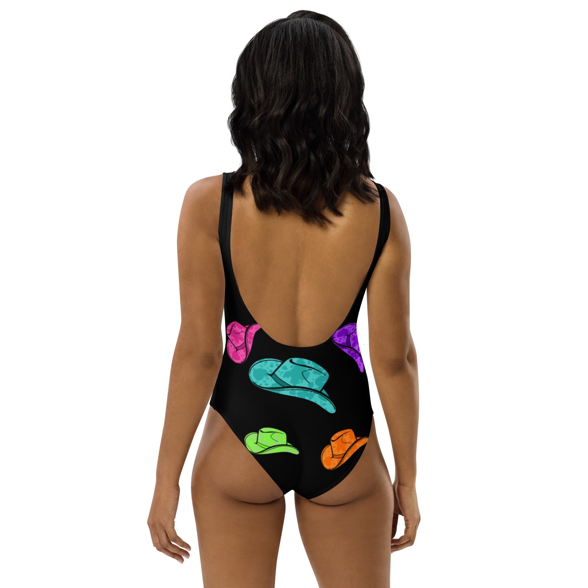 Baha Ranch Yeehaw All Neon Hat One-Piece Swimsuit by Baha Ranch Western Wear - product image 5