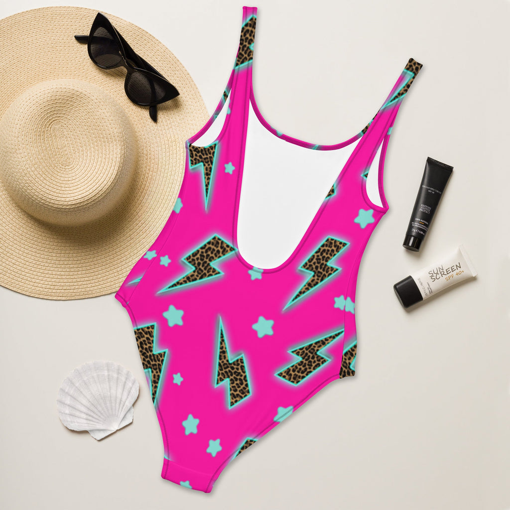 Baha Ranch Yeehaw Leopard Lightning One-Piece Swimsuit by Baha Ranch Western Wear - product image 5