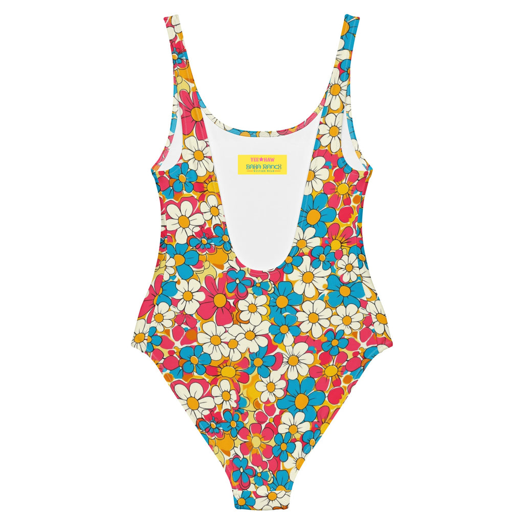 Baha Ranch Yeehaw Flower Child One-Piece Swimsuit by Baha Ranch Western Wear - product image 4