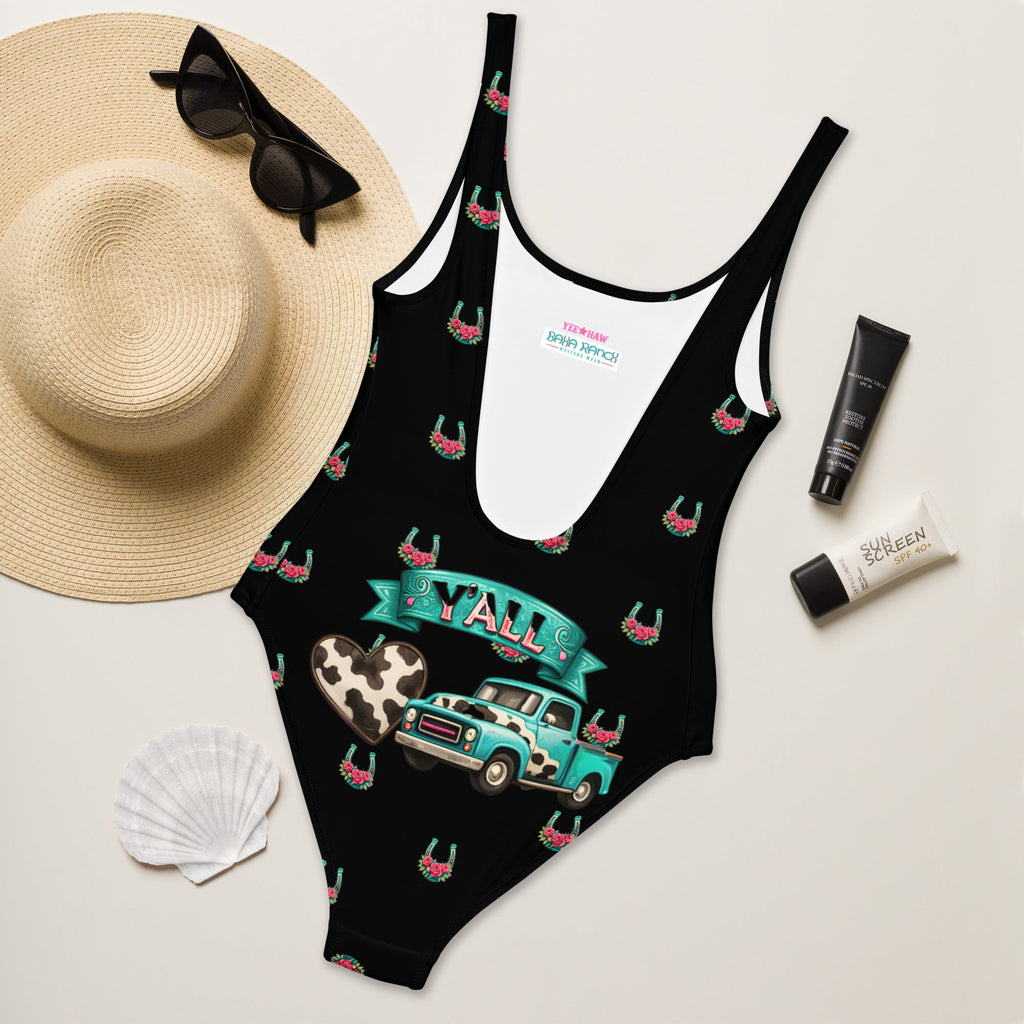 Baha Ranch Yeehaw Howdy Y'all One-Piece Swimsuit by Baha Ranch Western Wear - product image 4