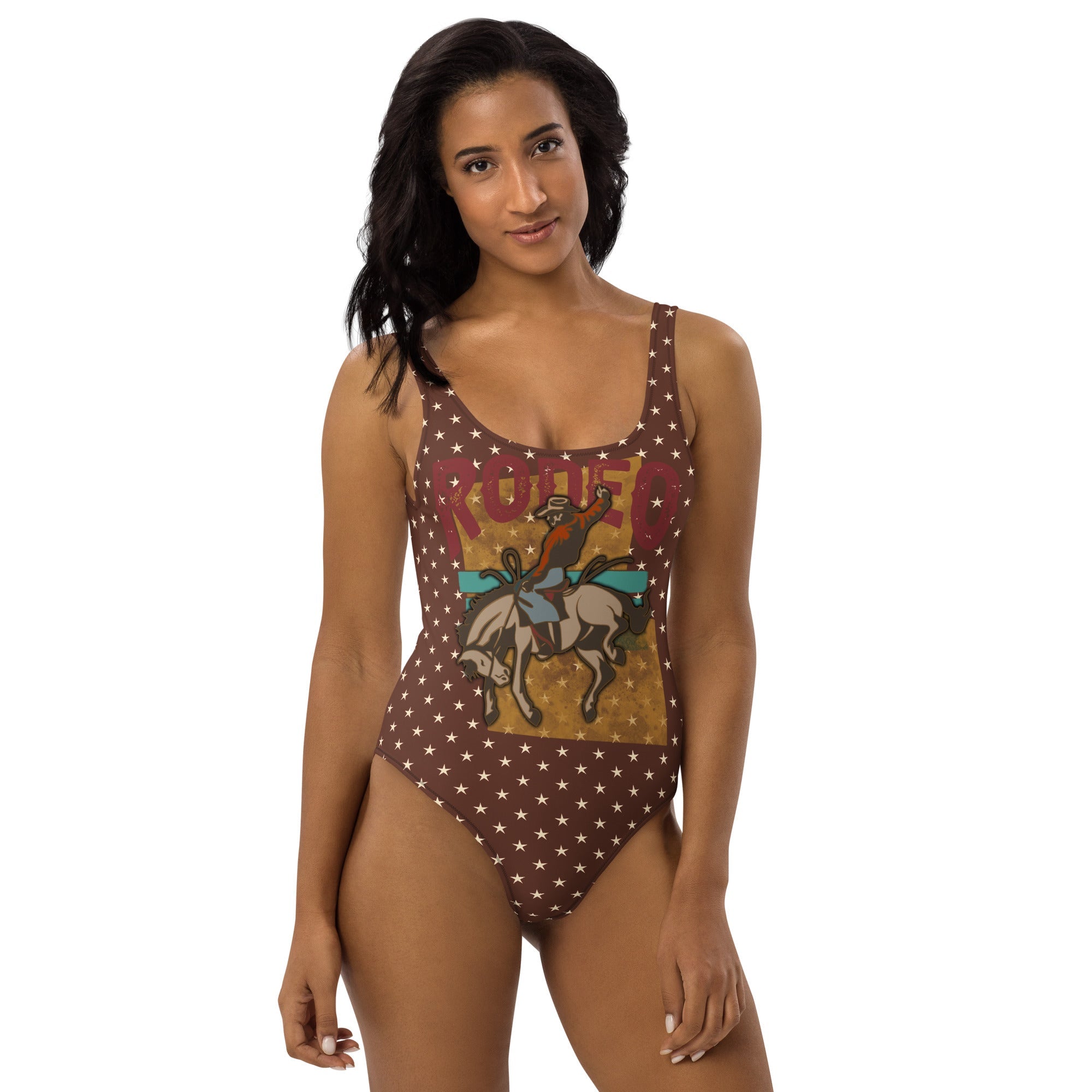 Baha Ranch Yeehaw Rodeo Stars One-Piece Swim Suit by Baha Ranch Western Wear - product image 4
