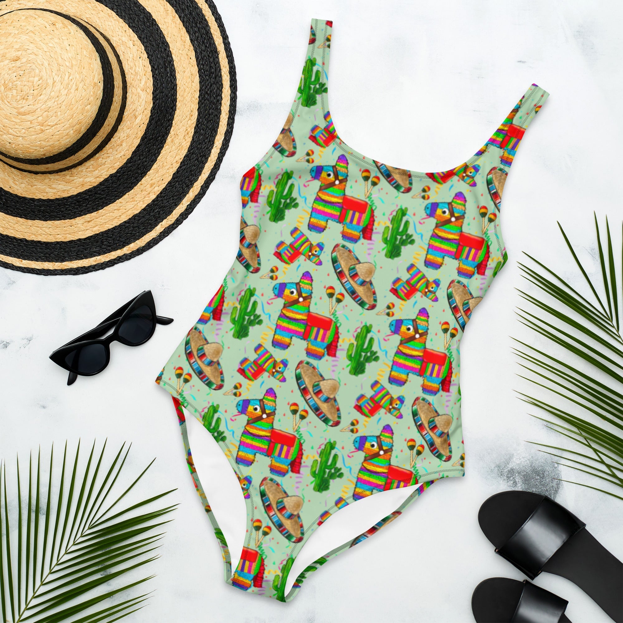 Baha Ranch Yeehaw Cinco De Mayo One-Piece Swimsuit by Baha Ranch Western Wear