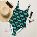 Baha Ranch Yeehaw Turquoise Hat One-Piece Swimsuit by Baha Ranch Western Wear
